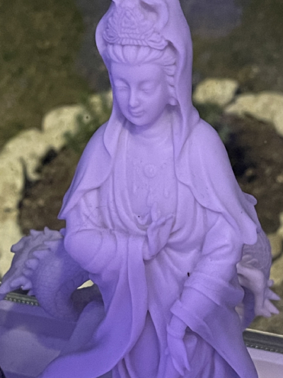 Small statue of White Tara